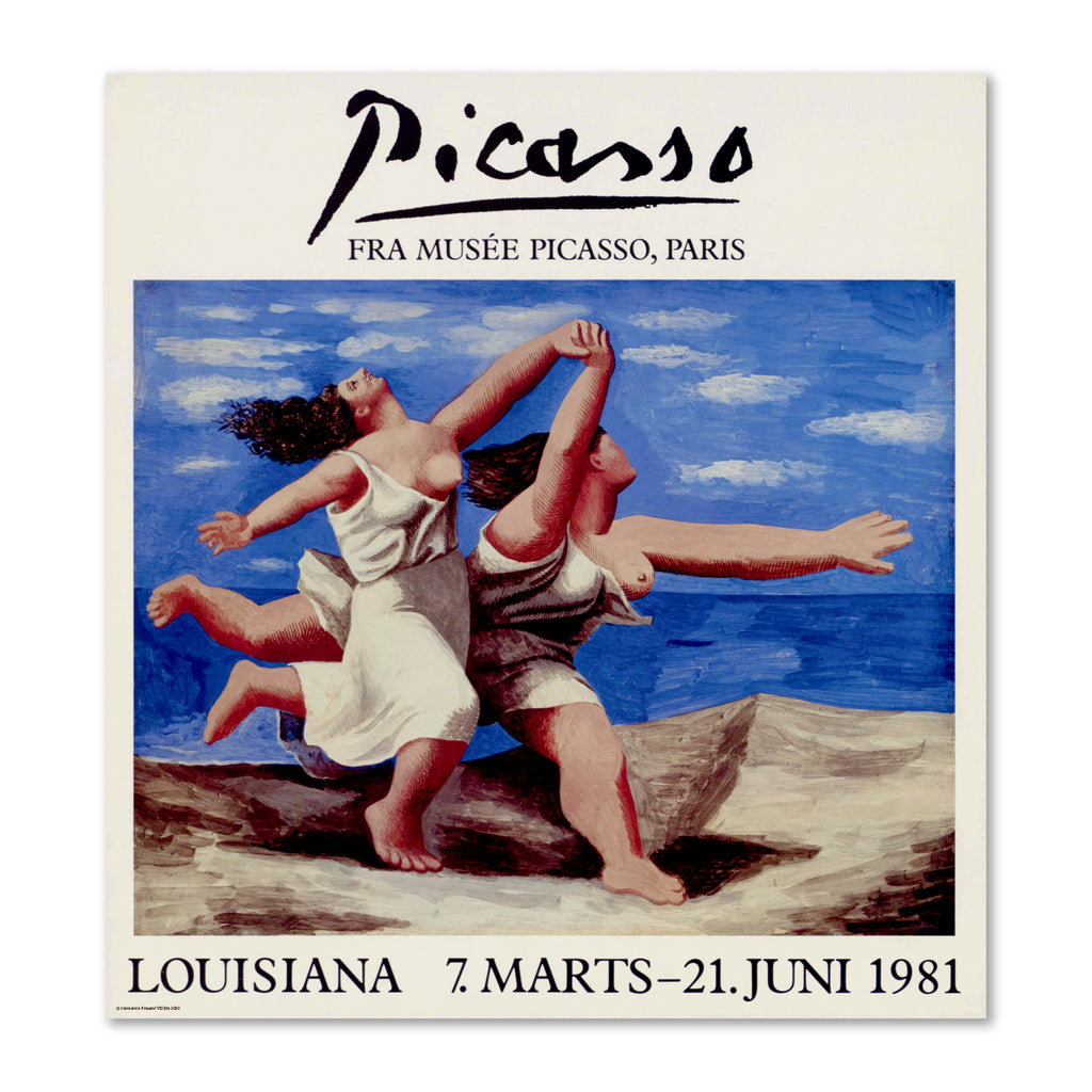 Picasso To på stranden – Louisiana plakat – Design Butik