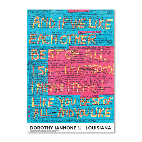 Dorothy – A Cook Book (1969) – blå – Louisiana Plakat – Louisiana Design Butik