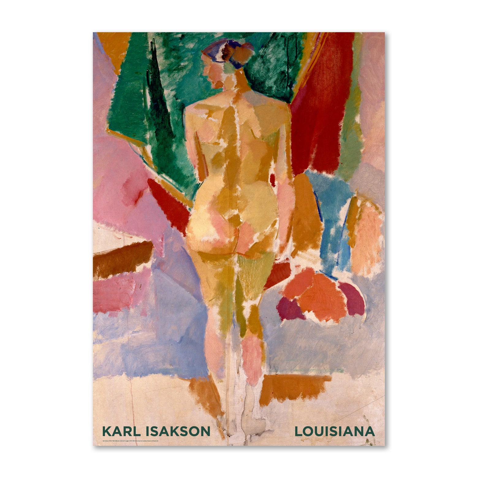 Karl Isakson – Stående model set fra ryggen (1918-20)