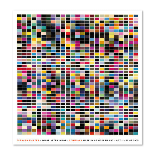 Louisiana plakat Gerhard Richter - 1025 Farben – Design Butik