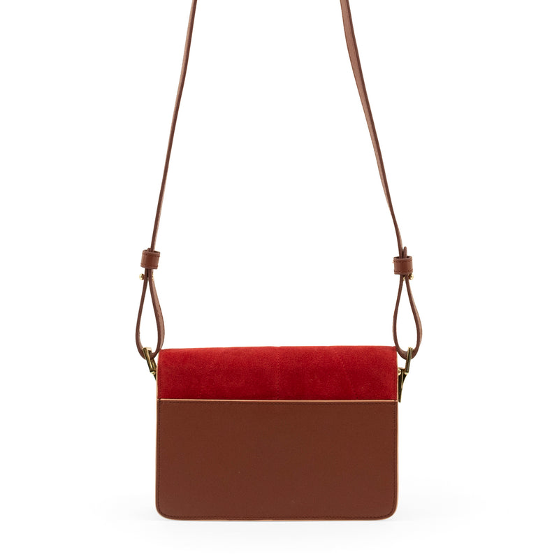 Shoulder bag small - poppy red