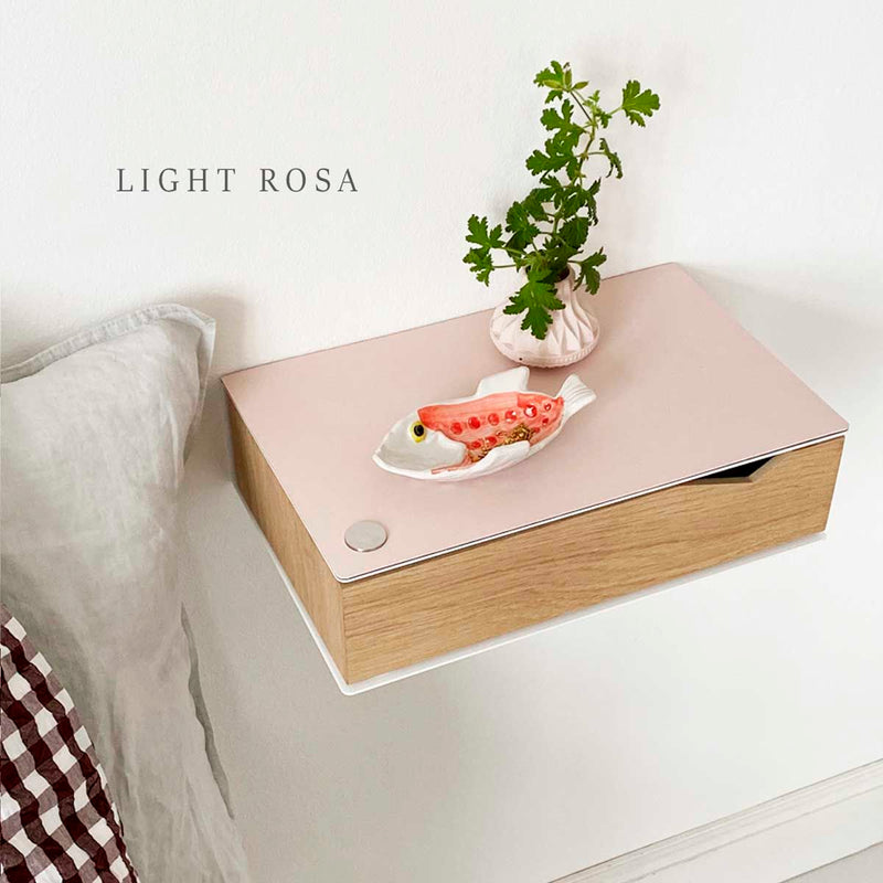 Beside linoleum top – light pink