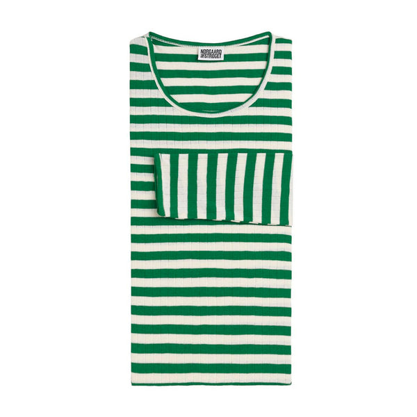 101 t-shirt broadway – green/ecru