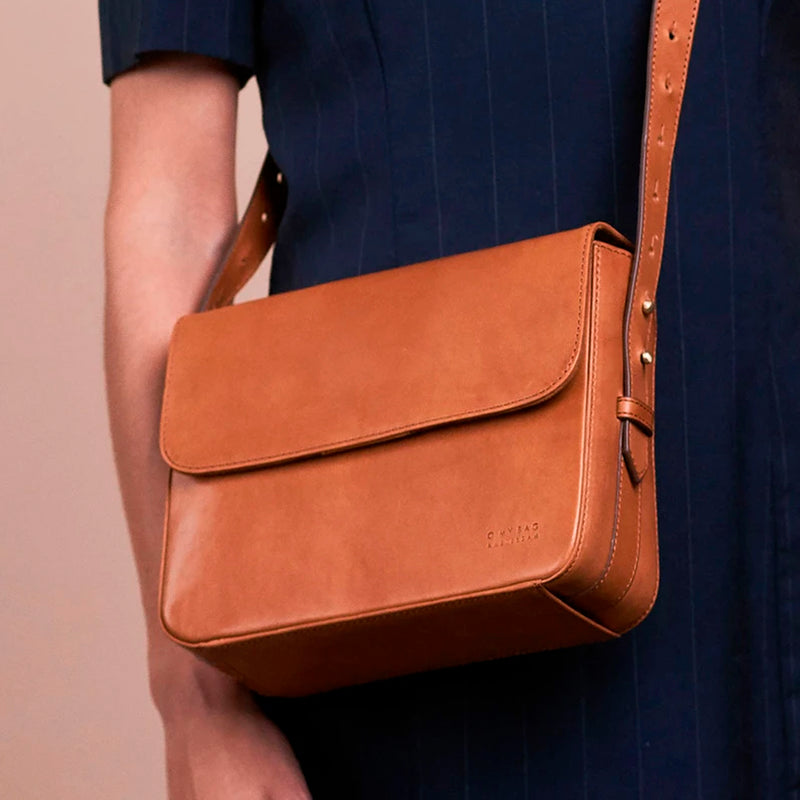 Gina shoulder bag – cognac