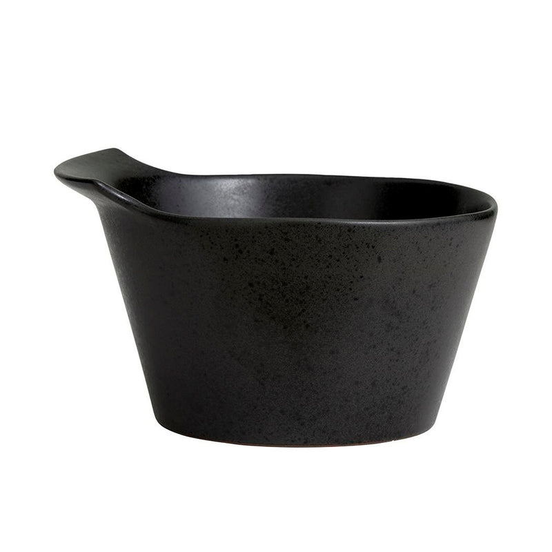 Ceramic bowl with handle - medium