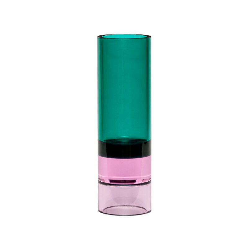Astro vase – green/pink