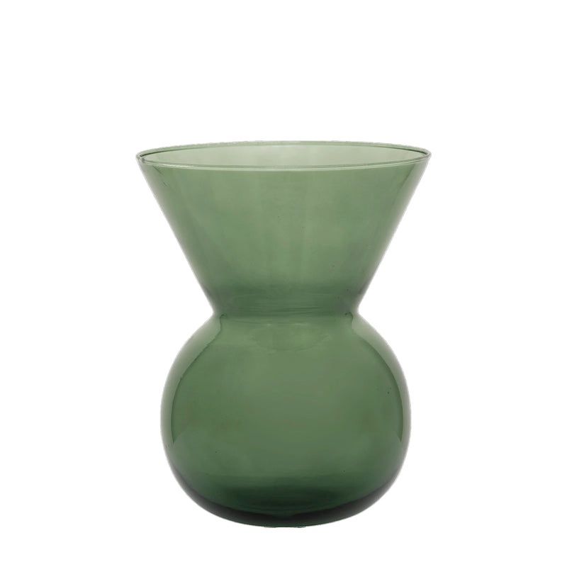 Glasvase – grøn