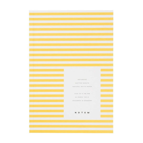 Notebook VITA - striped yellow