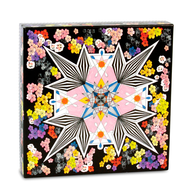 Flowers Galaxy puzzle - double sided