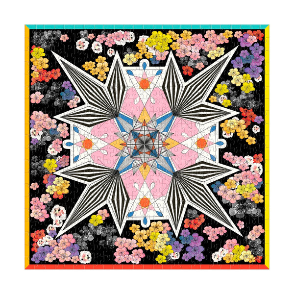 Flowers Galaxy puzzle - double sided