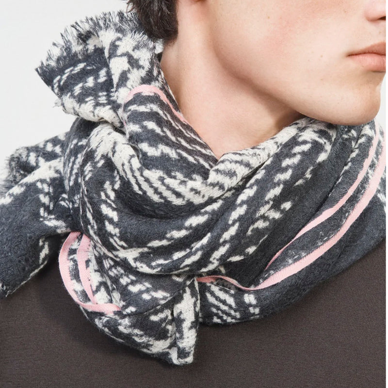 Wool scarf – Tweed Check1