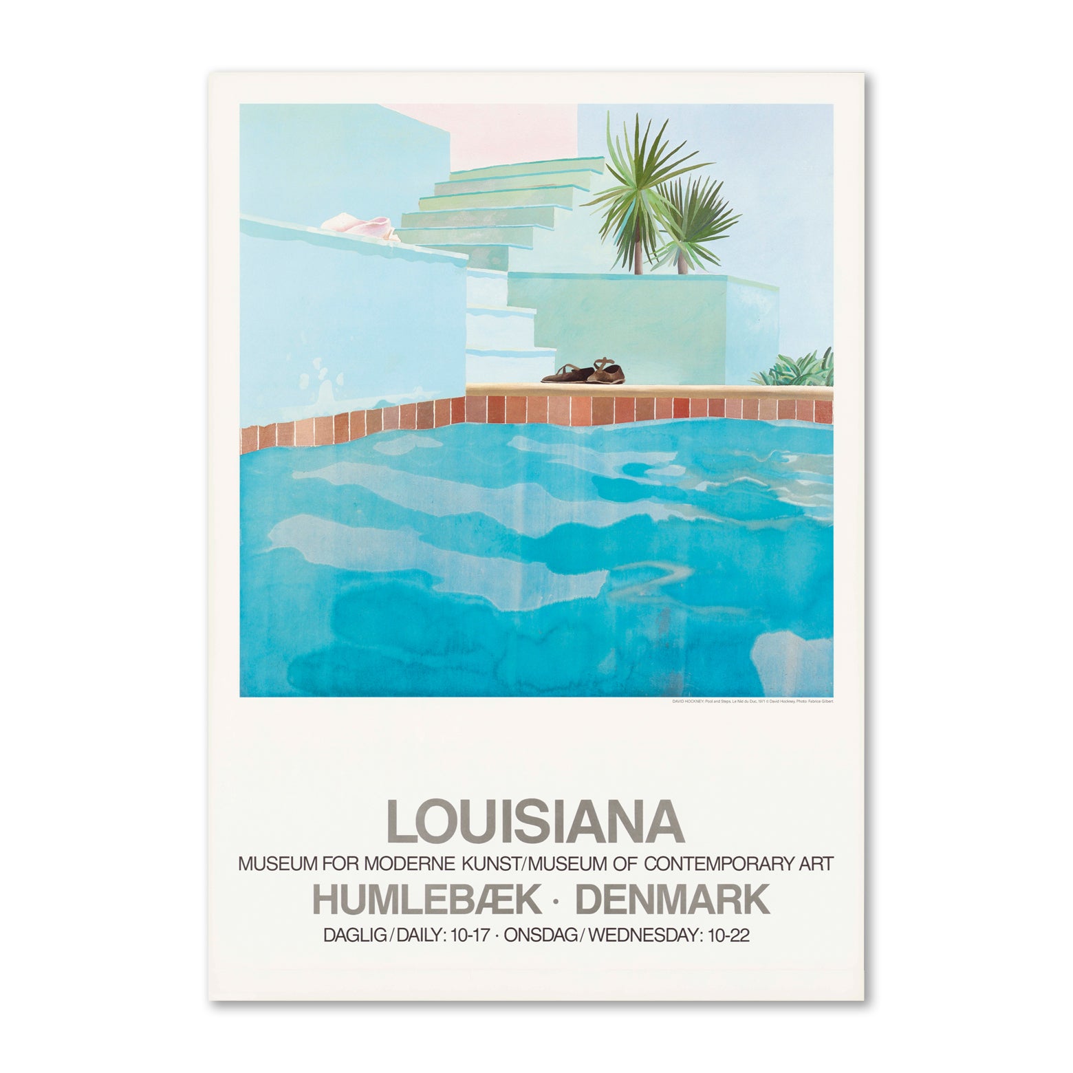 David Hockney – Pool and Steps (1971)