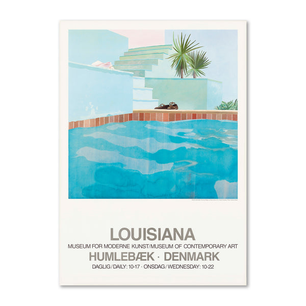 plakat med Hockney - Pool Steps – Louisiana Design