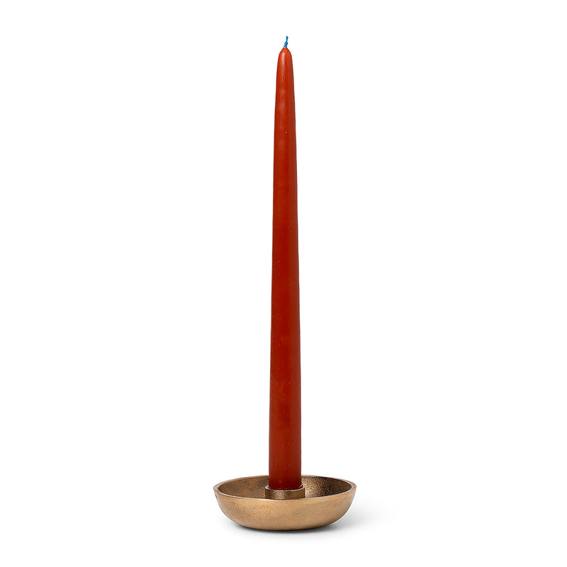 Bowl candlestick single – brass