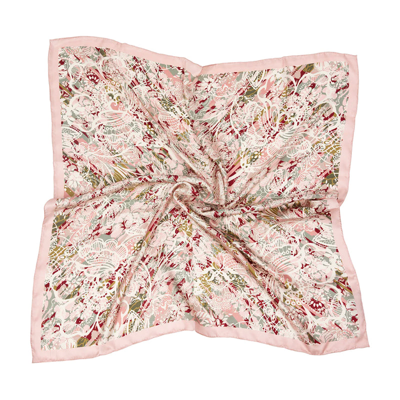 Silk scarf – Funky Lace – pink