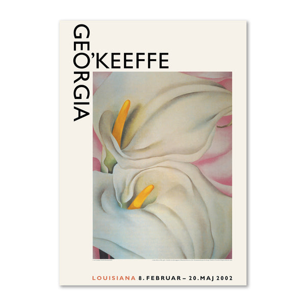 Georgia O'Keeffe – Two Calla Lilies on Pink (1928)