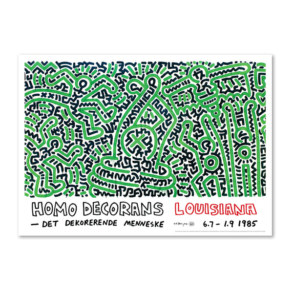 Jubilæumsplakat - Keith Haring – Homo Decorans (1985)