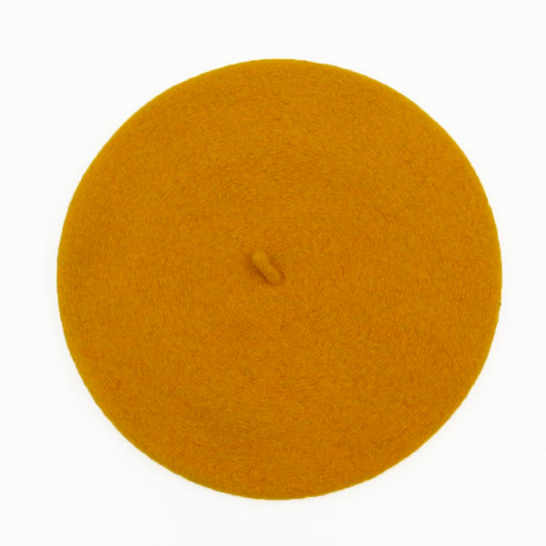 Beret – mustard yellow