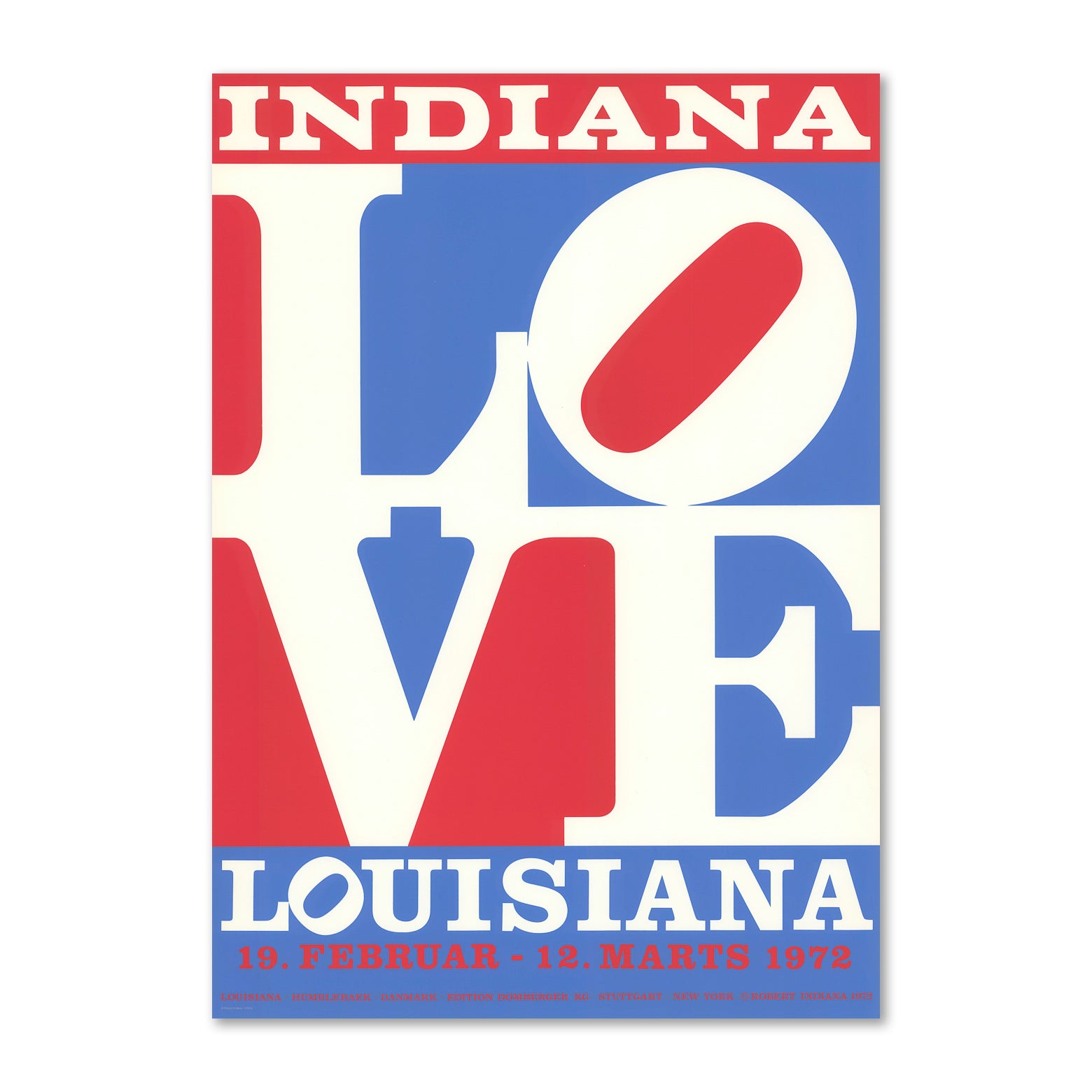 Jubilæumsplakat - Robert Indiana – Love (1972)