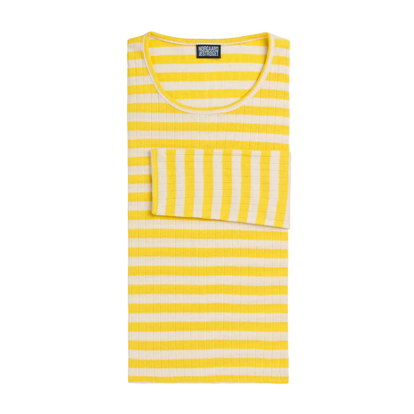 101 t-shirt broadway – yellow/ecru