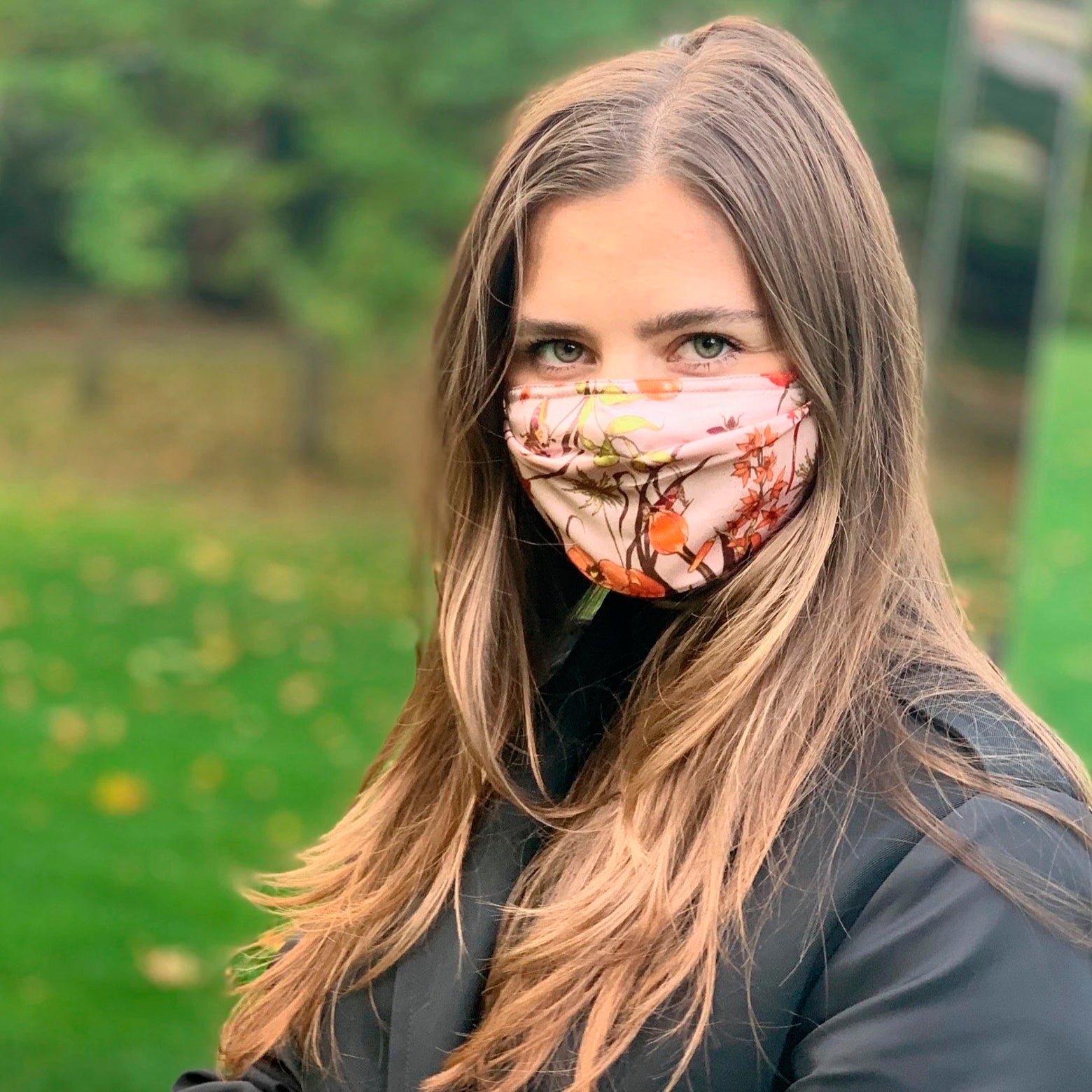 2 pcs. mask - silk