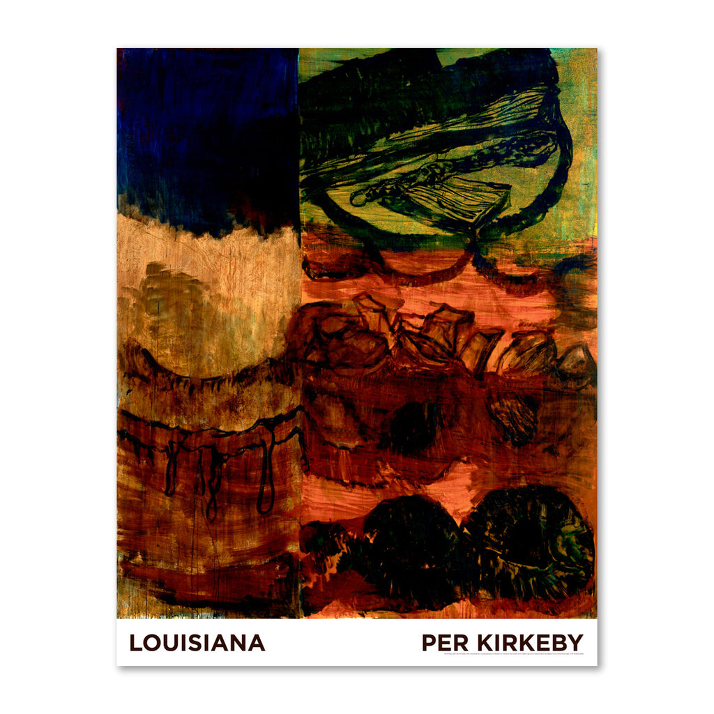 Per Kirkeby Untitled 2004 – Louisiana Poster – Louisiana Design Butik