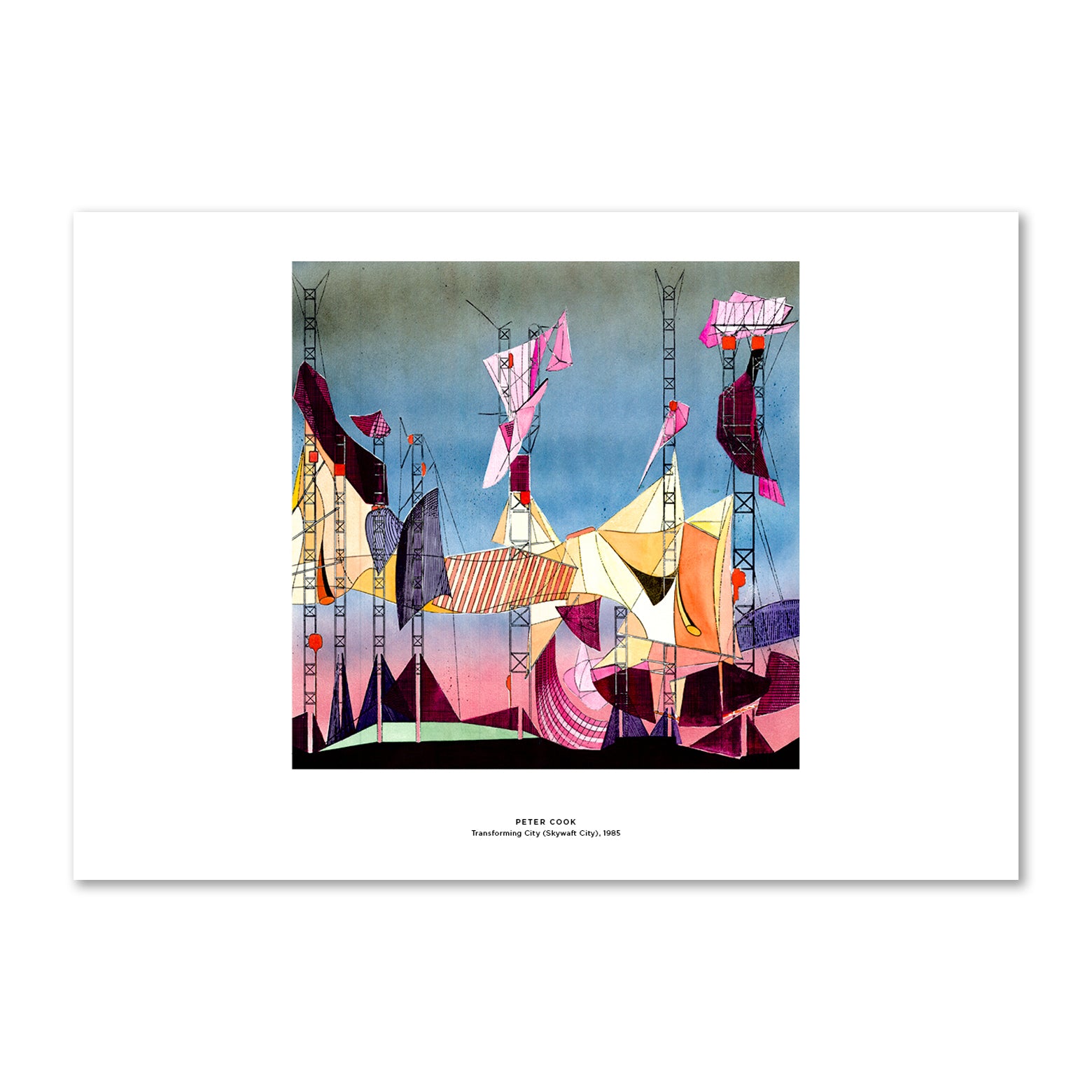 Peter Cook Poster – Transforming City (1985)