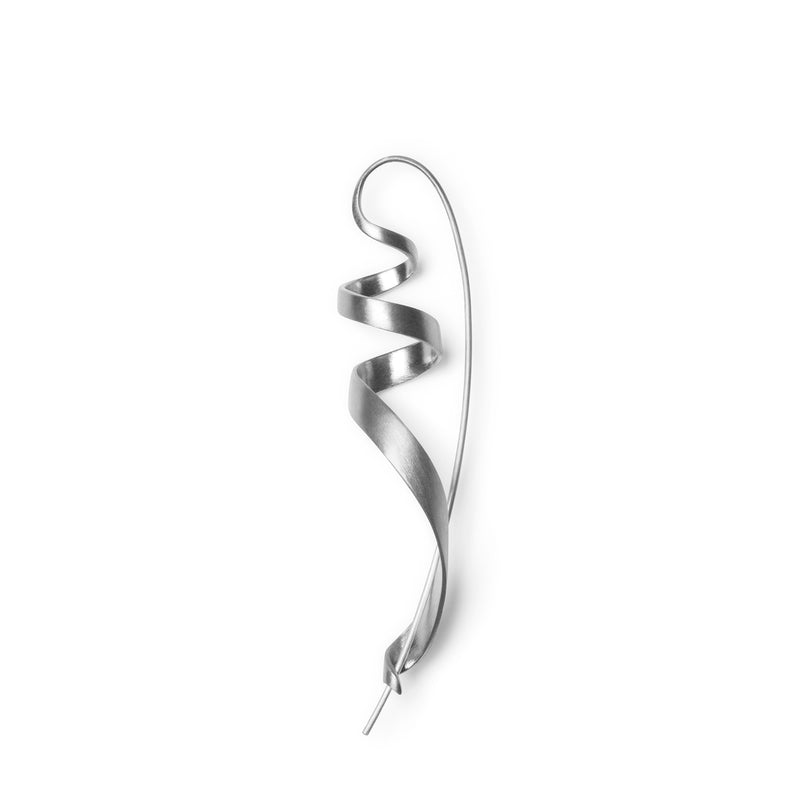 Ringlet earring – silver