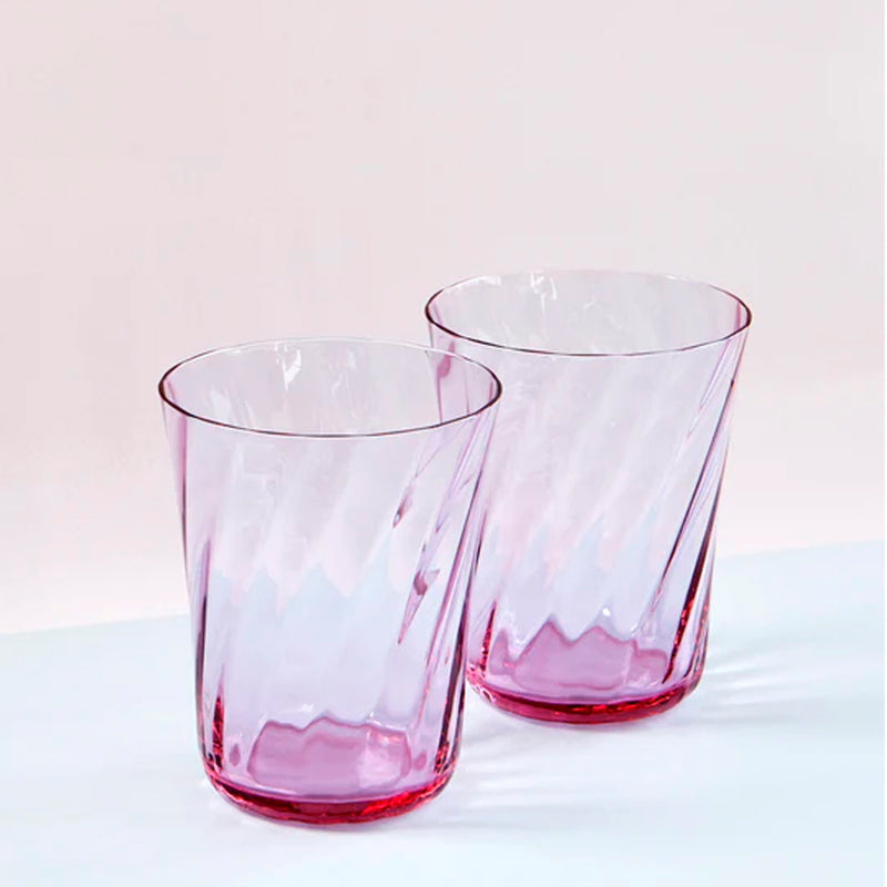 Glass Swirl 2 pcs – purple