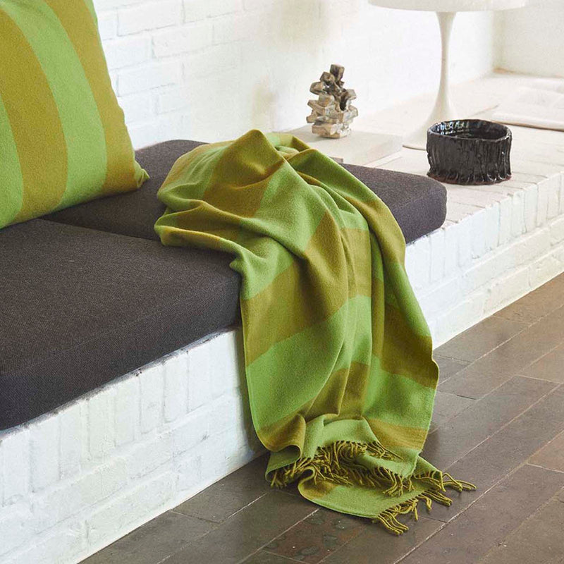 The Polychrome wool plaid – green