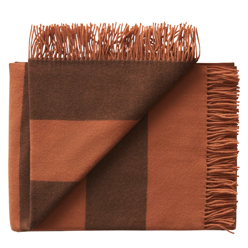 The Polychrome wool plaid – orange