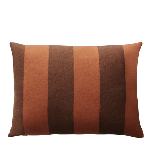 The Polychrome wool pillow – orange