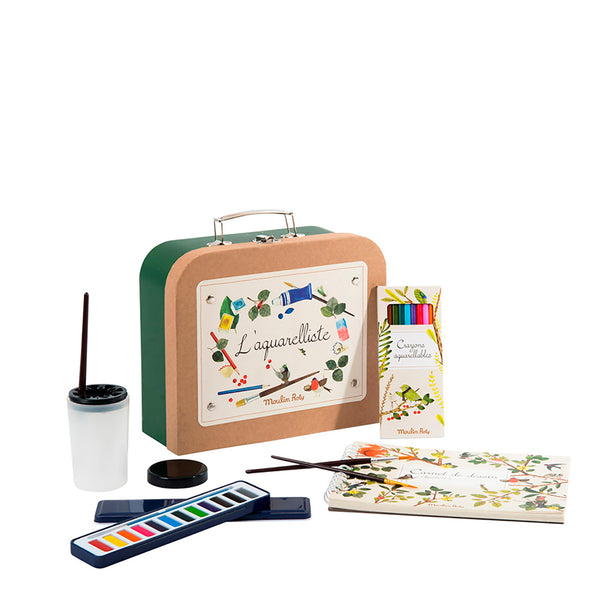 Artist's suitcase - Watercolor