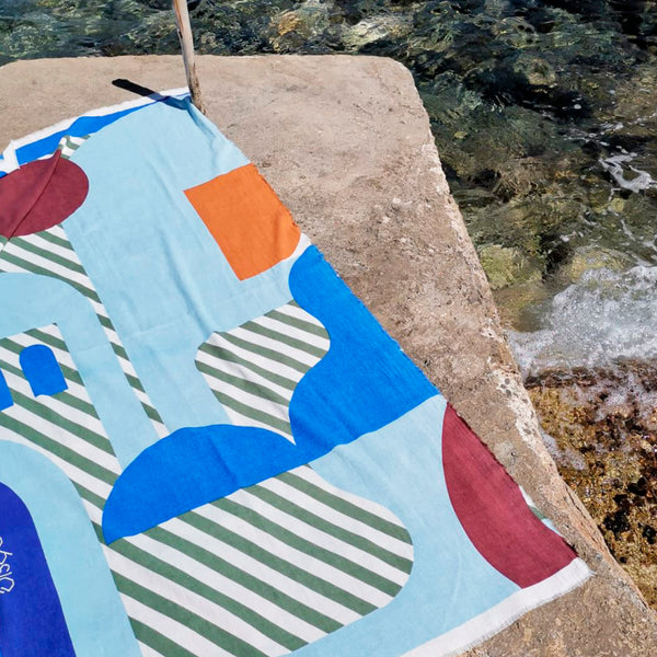 Carte Postale beach blanket