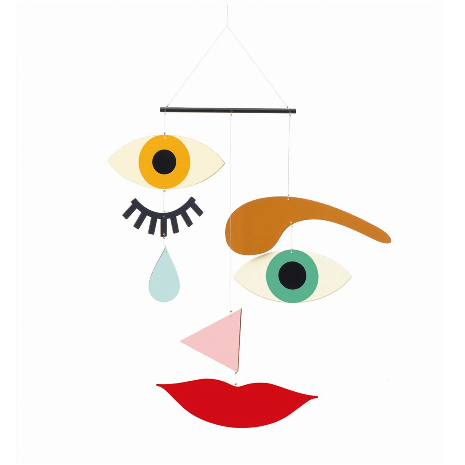 Mobile with face - Expression