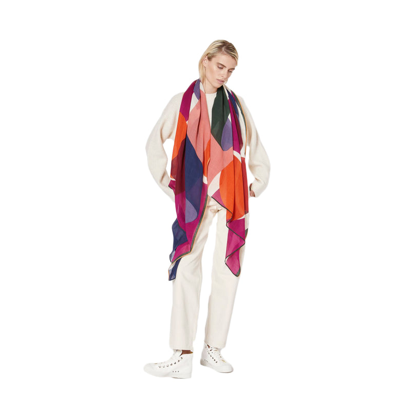 Wool scarf – Ruban violet