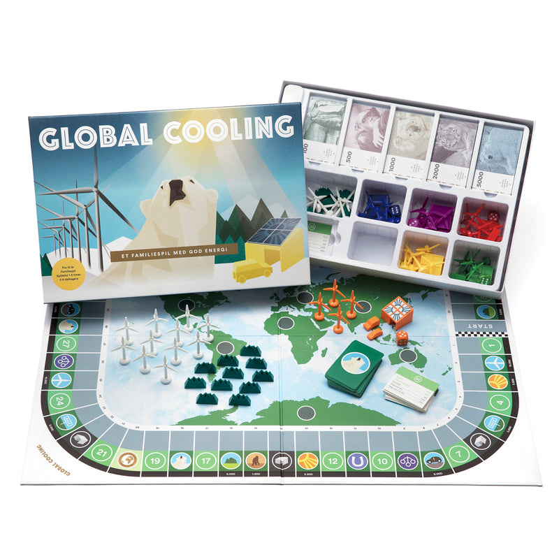 Global Cooling board game - Danish
