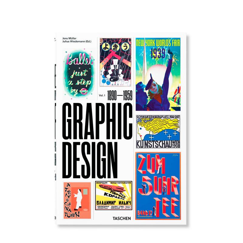 The History of Graphic Design Taschen 40 series Jens Müller + Julius Wiedemann