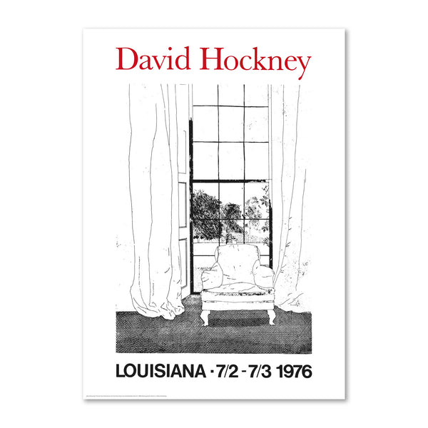 Jubilæumsplakat – David Hockney's Graphic Works (1976)