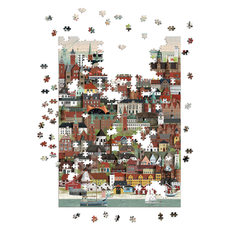 Puzzle - Denmark 1000 pieces