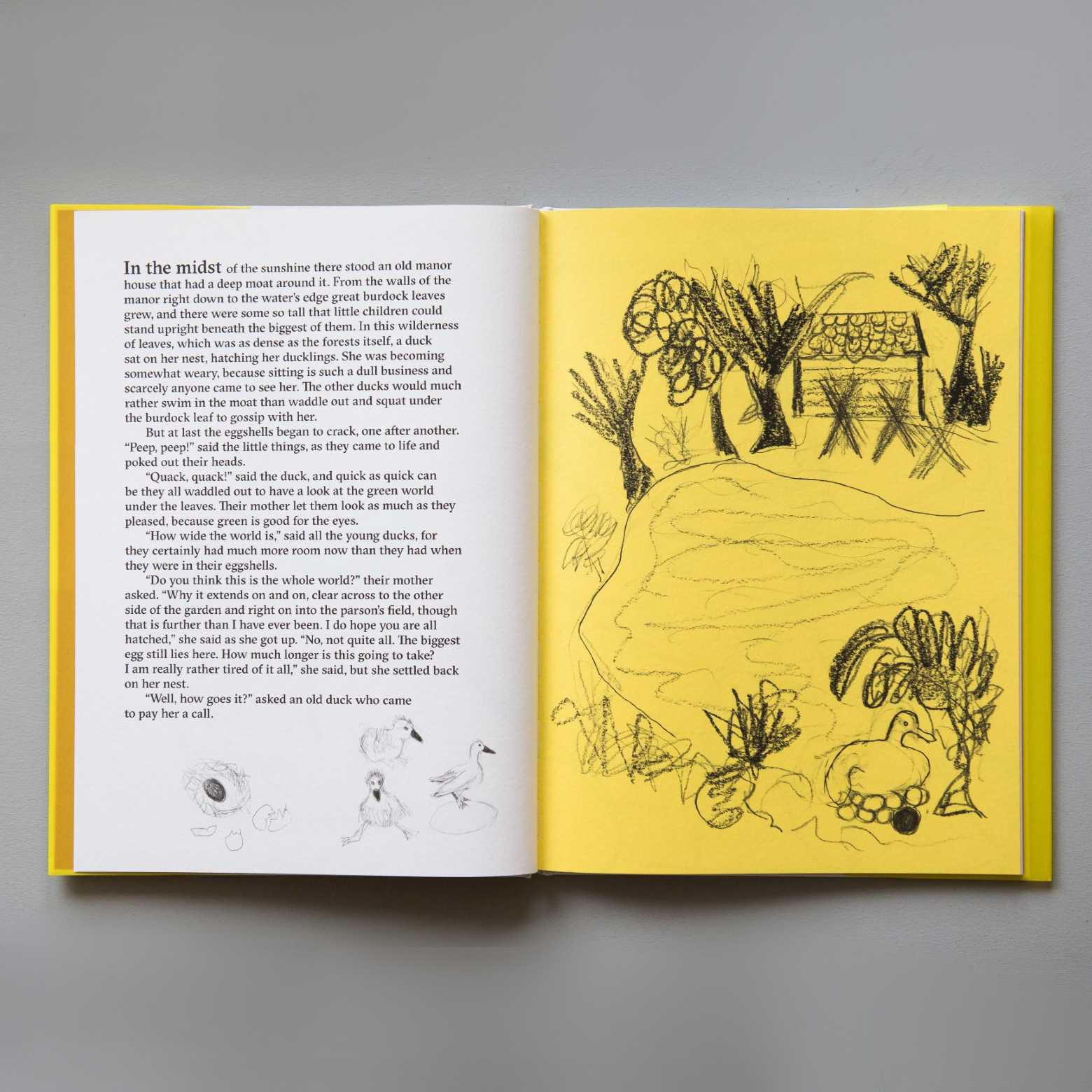 The Ugly Duckling illustrated by Marina Abramovic – Danish