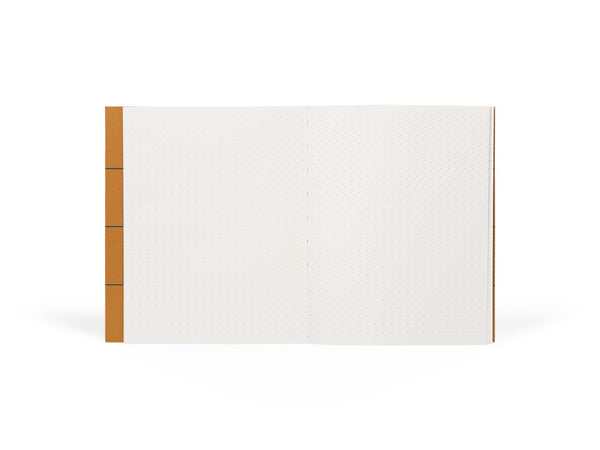 Notesbog - UMA ochre med prikker