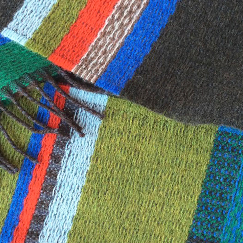 Woolen scarf – green