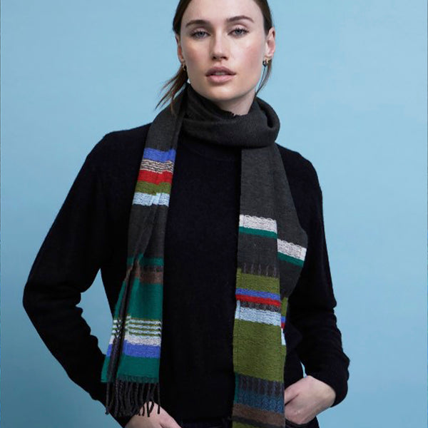 Woolen scarf – green